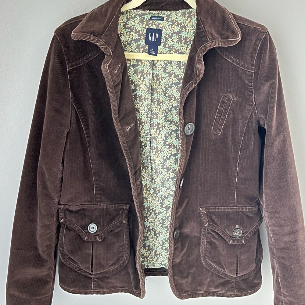 GAP Women’s Brown Corduroy Jacket